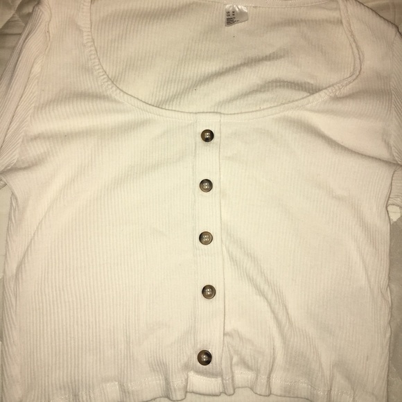 NEVER WORN Long sleeve crop top - Picture 3 of 3